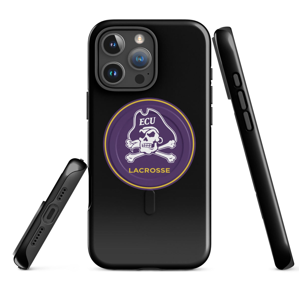 Magsafe Tough Case for iPhone | ECU Club Womens Lacrosse | Badge Logo