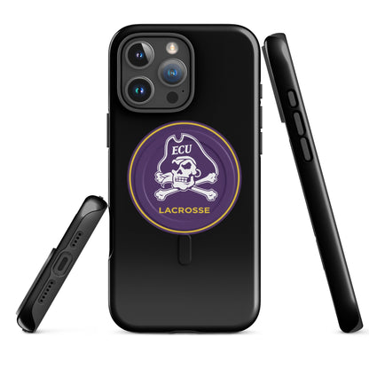 Magsafe Tough Case for iPhone | ECU Club Womens Lacrosse | Badge Logo
