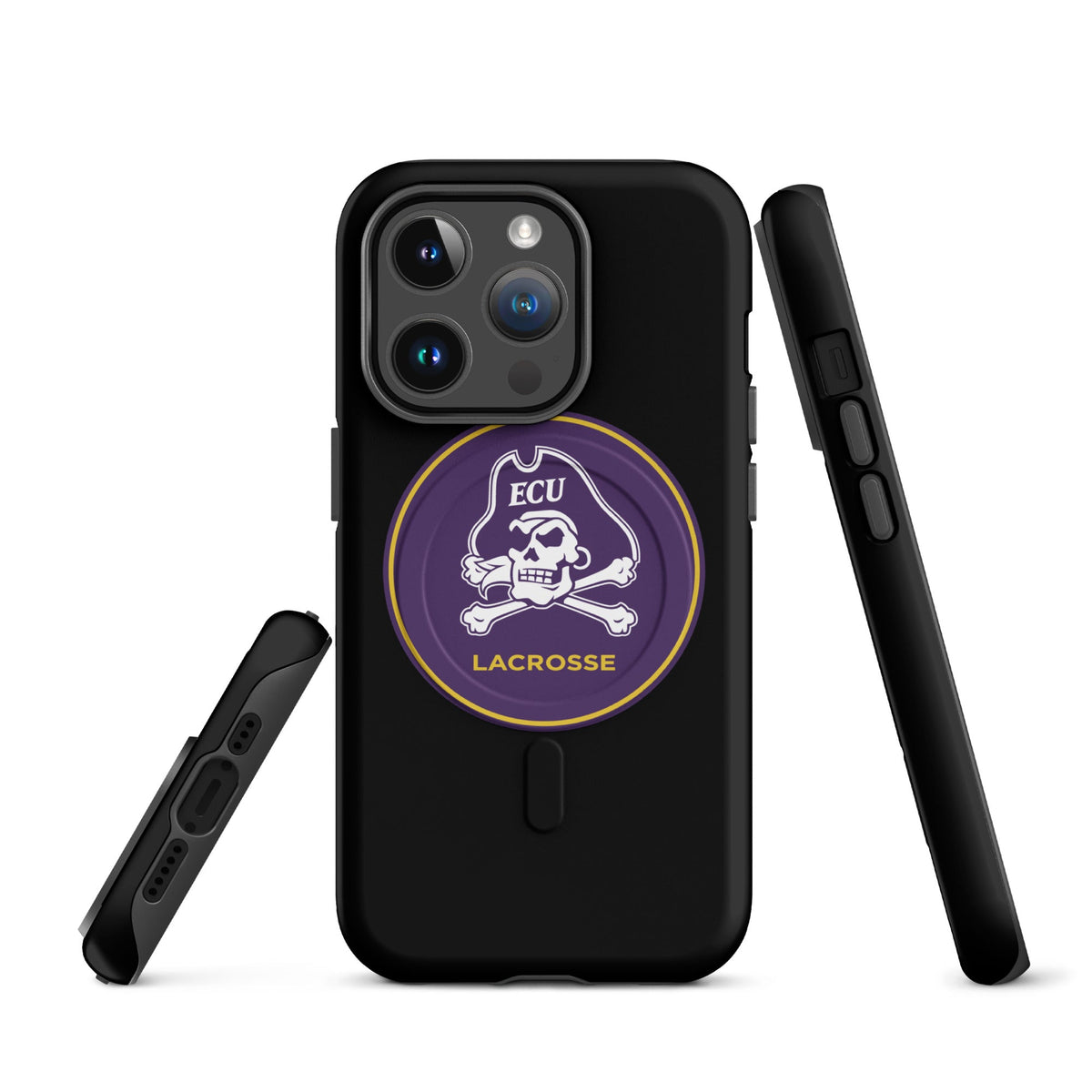 Magsafe Tough Case for iPhone | ECU Club Womens Lacrosse | Badge Logo
