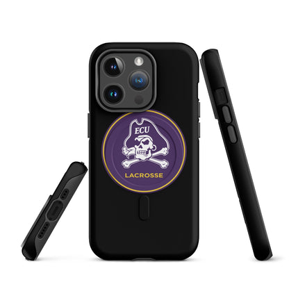 Magsafe Tough Case for iPhone | ECU Club Womens Lacrosse | Badge Logo