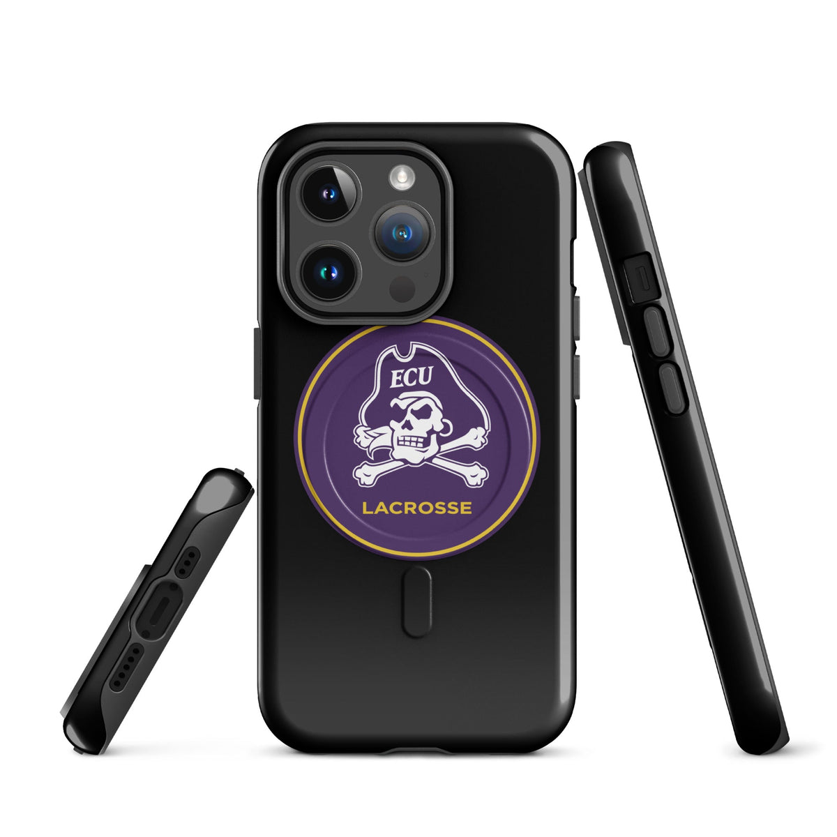 Magsafe Tough Case for iPhone | ECU Club Womens Lacrosse | Badge Logo