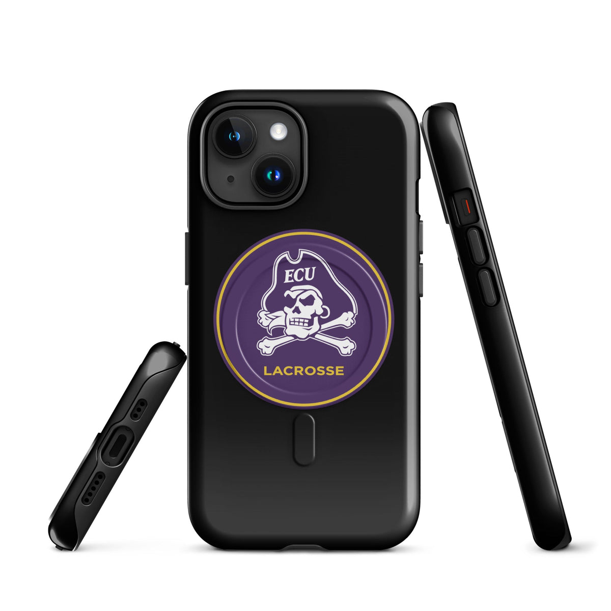 Magsafe Tough Case for iPhone | ECU Club Womens Lacrosse | Badge Logo