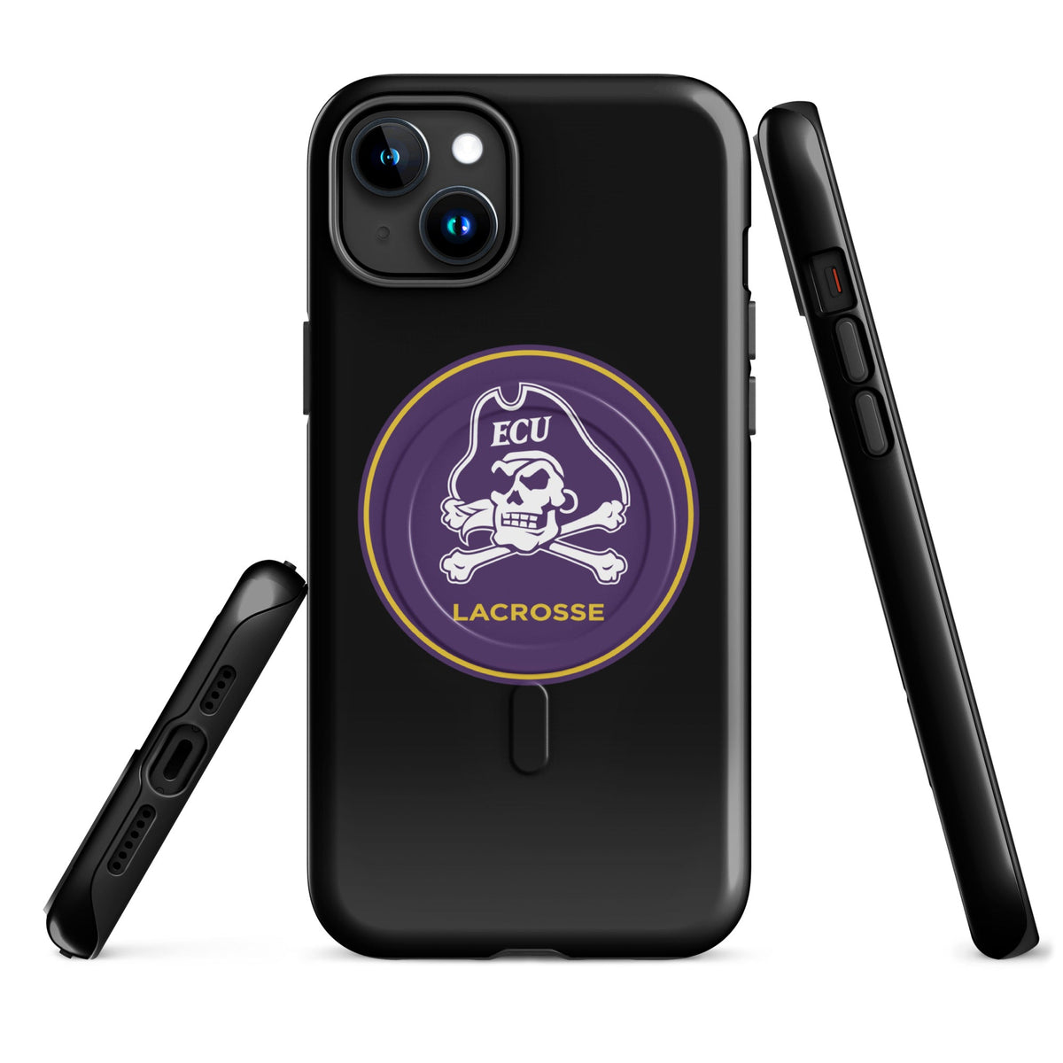 Magsafe Tough Case for iPhone | ECU Club Womens Lacrosse | Badge Logo
