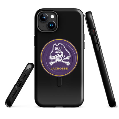 Magsafe Tough Case for iPhone | ECU Club Womens Lacrosse | Badge Logo
