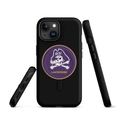 Magsafe Tough Case for iPhone | ECU Club Womens Lacrosse | Badge Logo