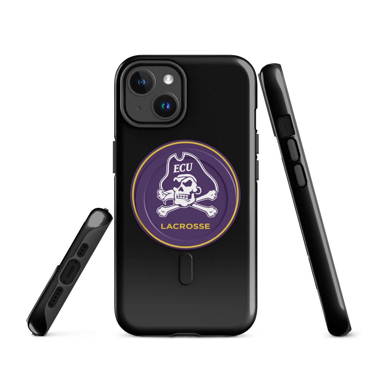 Magsafe Tough Case for iPhone | ECU Club Womens Lacrosse | Badge Logo