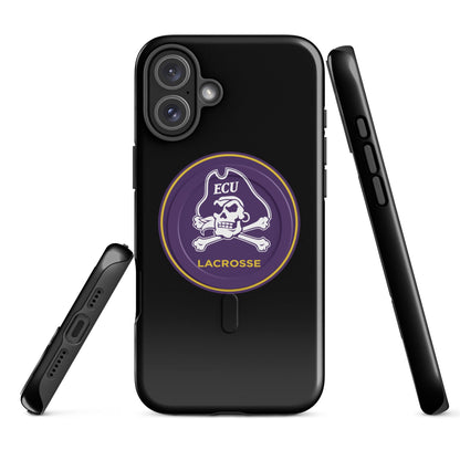Magsafe Tough Case for iPhone | ECU Club Womens Lacrosse | Badge Logo
