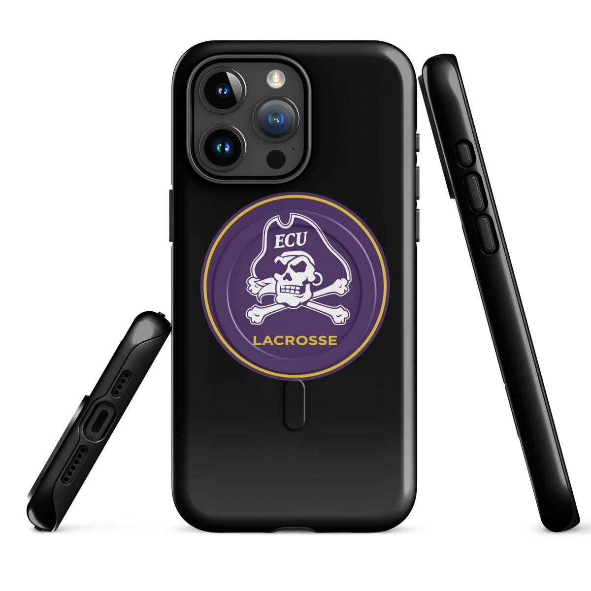 Magsafe Tough Case for iPhone | ECU Club Womens Lacrosse | Badge Logo