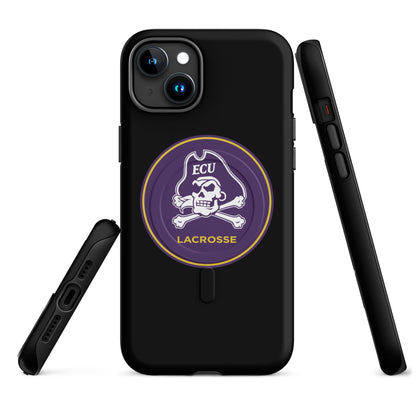 Magsafe Tough Case for iPhone | ECU Club Womens Lacrosse | Badge Logo