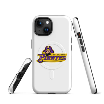 Magsafe Tough Case for iPhone | ECU Club Womens Lacrosse | Pirate Emblem Logo