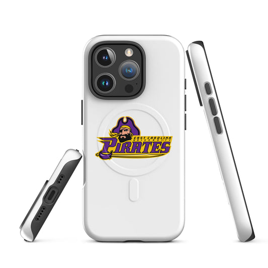 Magsafe Tough Case for iPhone | ECU Club Womens Lacrosse | Pirate Emblem Logo