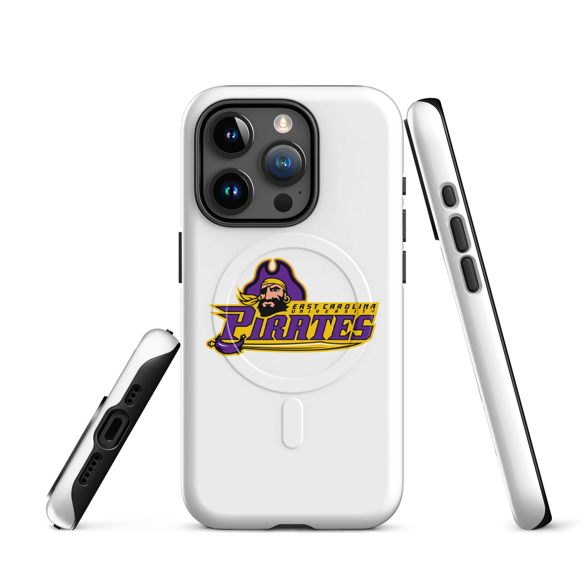 Magsafe Tough Case for iPhone | ECU Club Womens Lacrosse | Pirate Emblem Logo