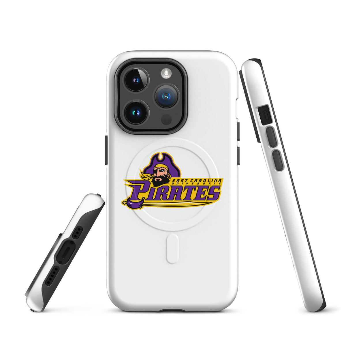 Magsafe Tough Case for iPhone | ECU Club Womens Lacrosse | Pirate Emblem Logo