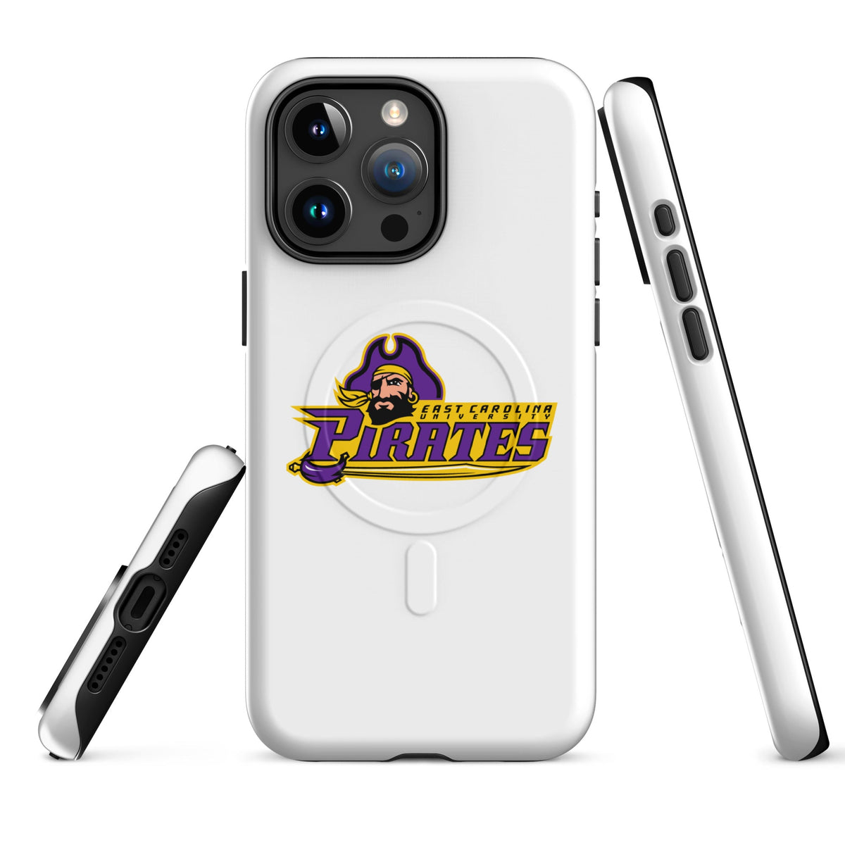 Magsafe Tough Case for iPhone | ECU Club Womens Lacrosse | Pirate Emblem Logo