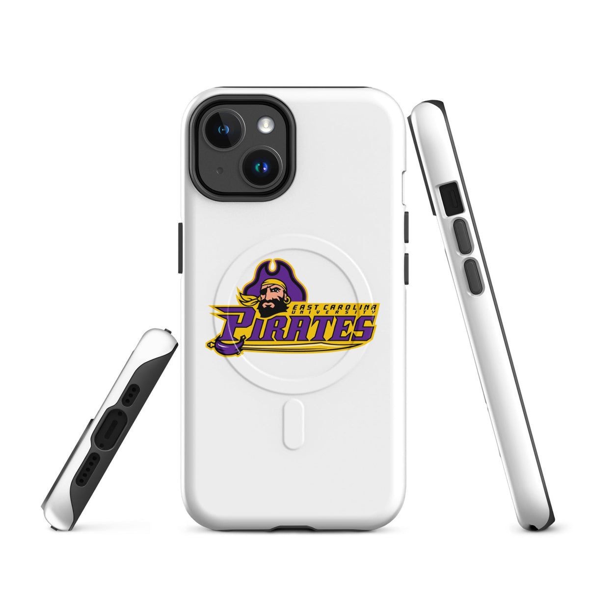 Magsafe Tough Case for iPhone | ECU Club Womens Lacrosse | Pirate Emblem Logo