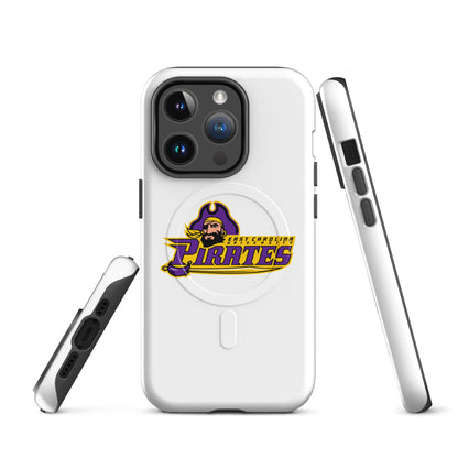Magsafe Tough Case for iPhone | ECU Club Womens Lacrosse | Pirate Emblem Logo
