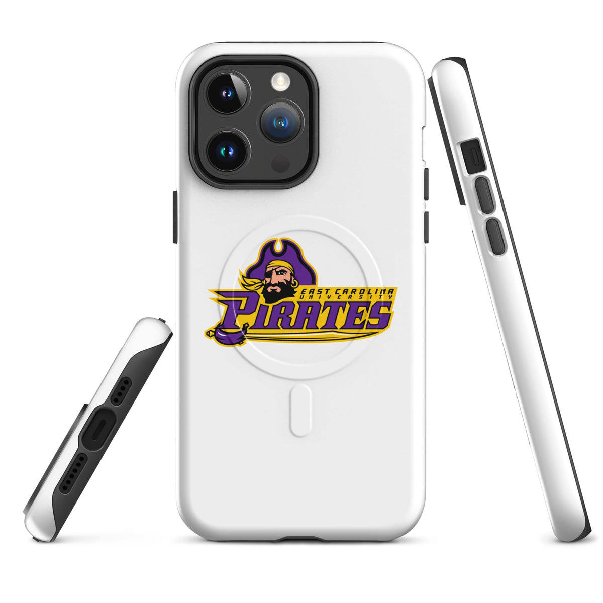 Magsafe Tough Case for iPhone | ECU Club Womens Lacrosse | Pirate Emblem Logo