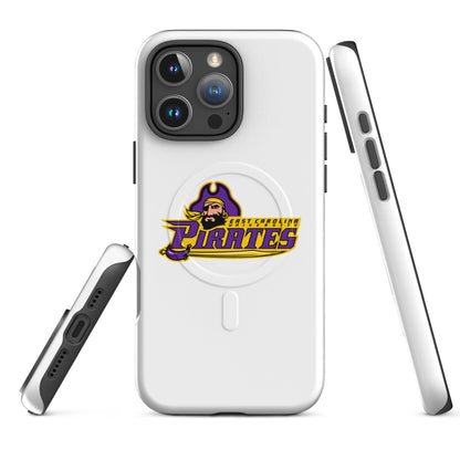 Magsafe Tough Case for iPhone | ECU Club Womens Lacrosse | Pirate Emblem Logo