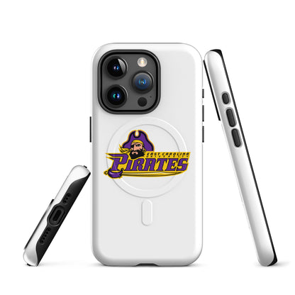 Magsafe Tough Case for iPhone | ECU Club Womens Lacrosse | Pirate Emblem Logo