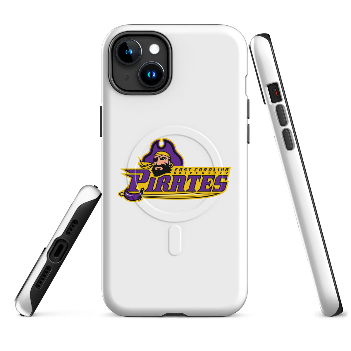 Magsafe Tough Case for iPhone | ECU Club Womens Lacrosse | Pirate Emblem Logo