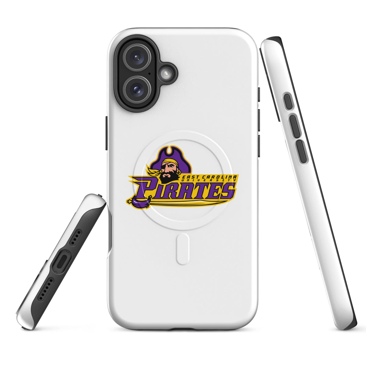 Magsafe Tough Case for iPhone | ECU Club Womens Lacrosse | Pirate Emblem Logo
