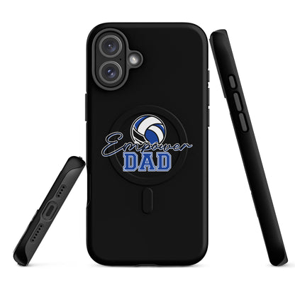 Magsafe Tough Case for iPhone | Empower Volleyball Club | Dad Crest Logo