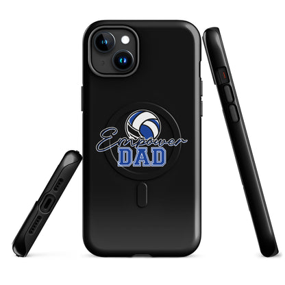 Magsafe Tough Case for iPhone | Empower Volleyball Club | Dad Crest Logo