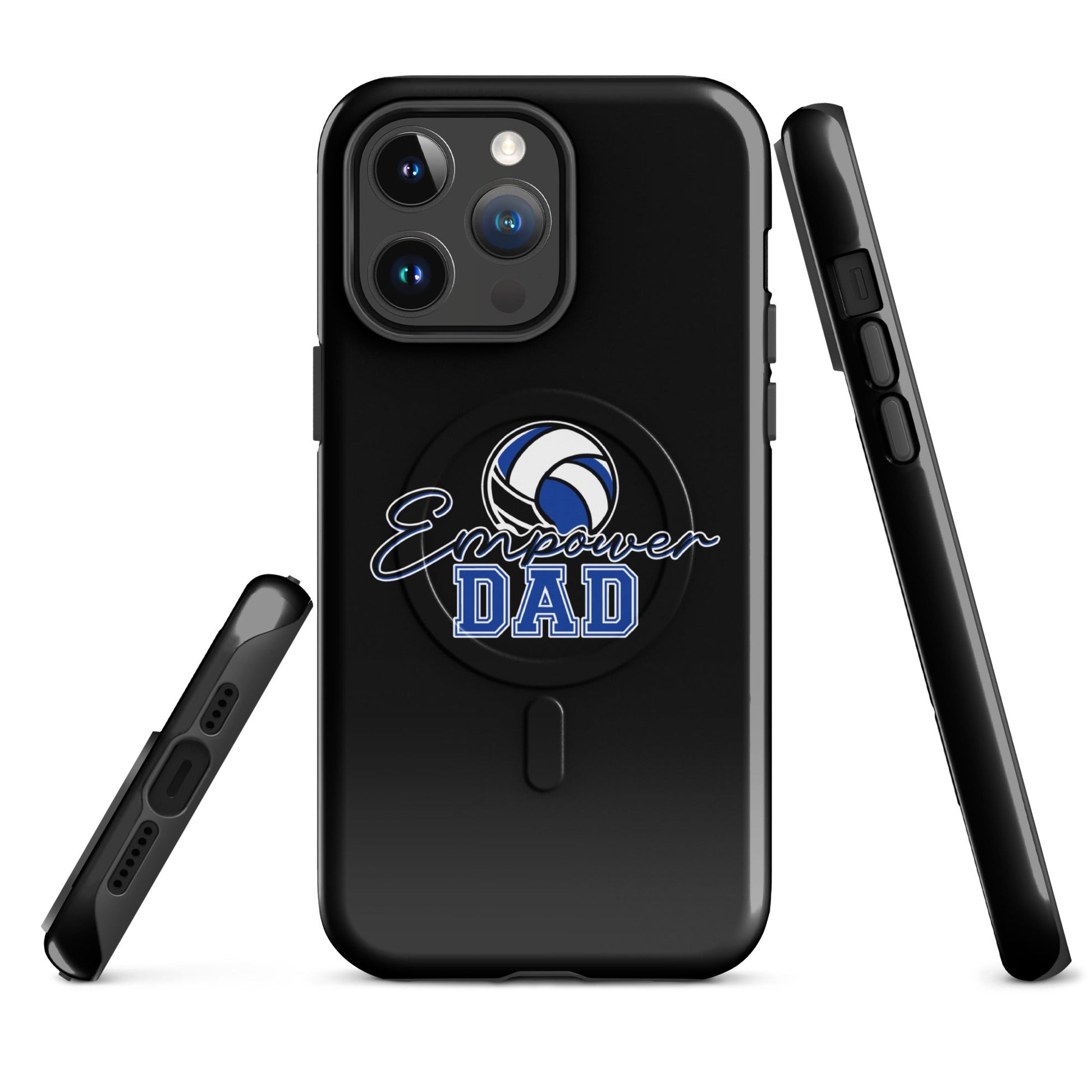 Magsafe Tough Case for iPhone | Empower Volleyball Club | Dad Crest Logo