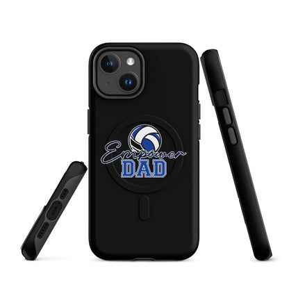 Magsafe Tough Case for iPhone | Empower Volleyball Club | Dad Crest Logo