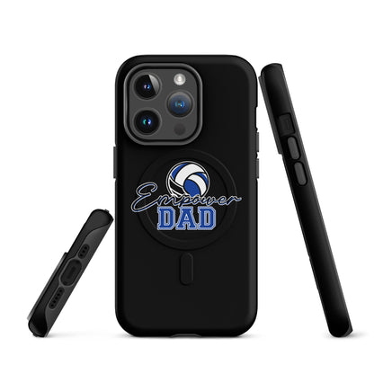 Magsafe Tough Case for iPhone | Empower Volleyball Club | Dad Crest Logo