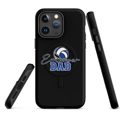 Magsafe Tough Case for iPhone | Empower Volleyball Club | Dad Crest Logo