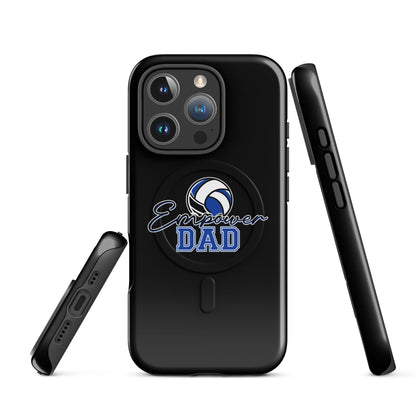 Magsafe Tough Case for iPhone | Empower Volleyball Club | Dad Crest Logo