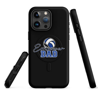Magsafe Tough Case for iPhone | Empower Volleyball Club | Dad Crest Logo