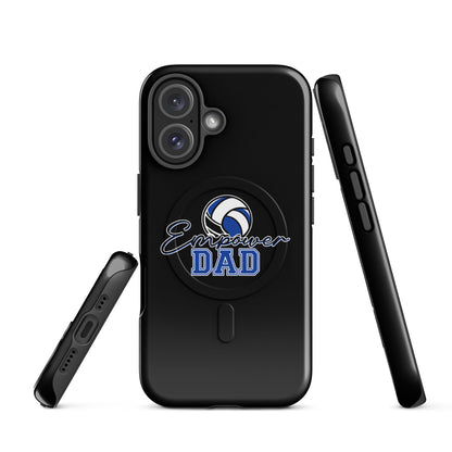 Magsafe Tough Case for iPhone | Empower Volleyball Club | Dad Crest Logo