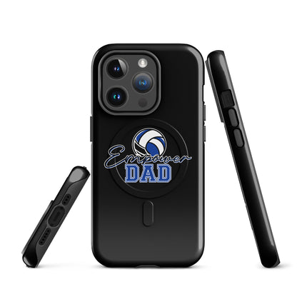 Magsafe Tough Case for iPhone | Empower Volleyball Club | Dad Crest Logo