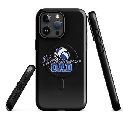 Magsafe Tough Case for iPhone | Empower Volleyball Club | Dad Crest Logo