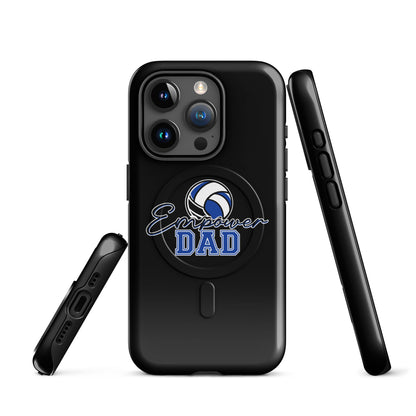 Magsafe Tough Case for iPhone | Empower Volleyball Club | Dad Crest Logo