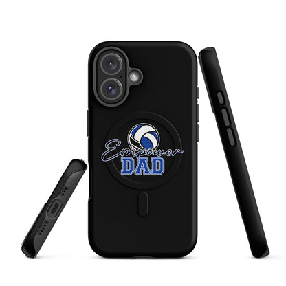 Magsafe Tough Case for iPhone | Empower Volleyball Club | Dad Crest Logo