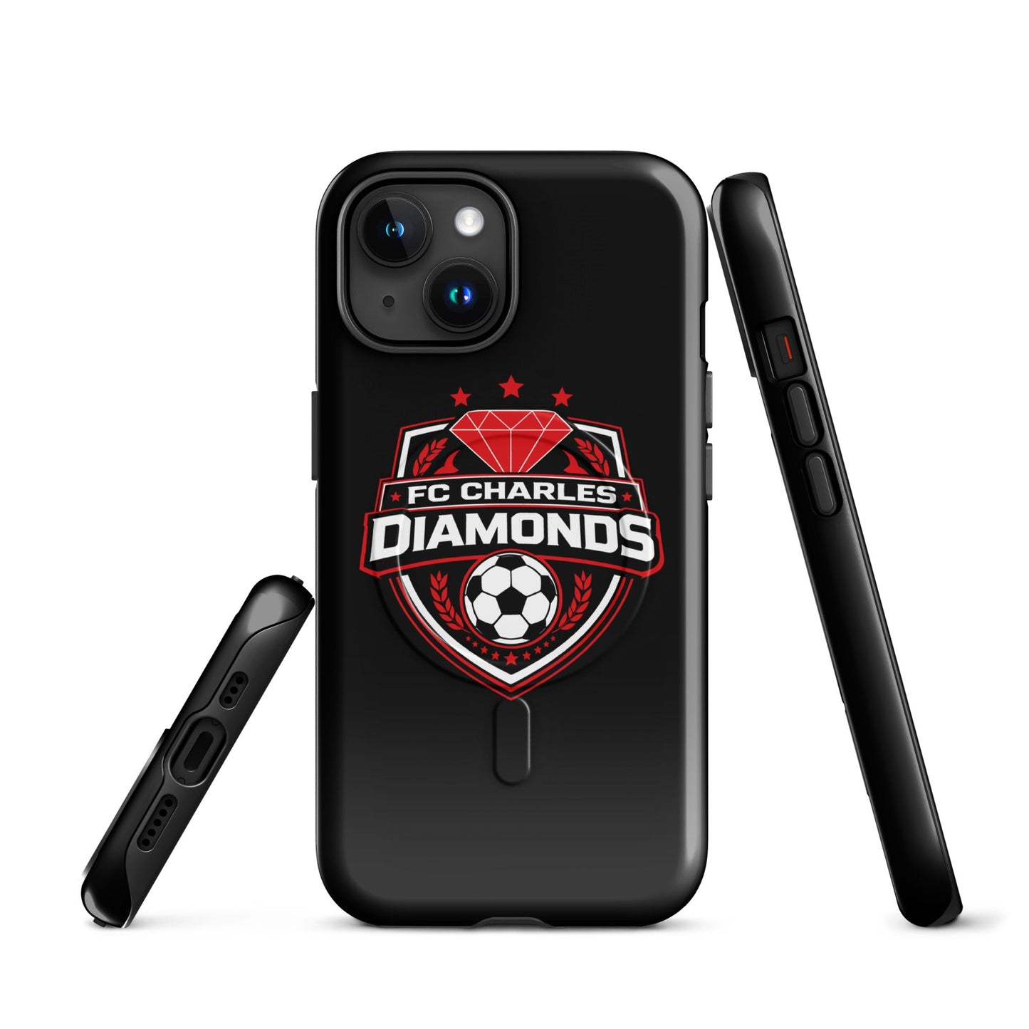 Magsafe Tough Case for iPhone | FC Charles: Diamonds | Shield Logo