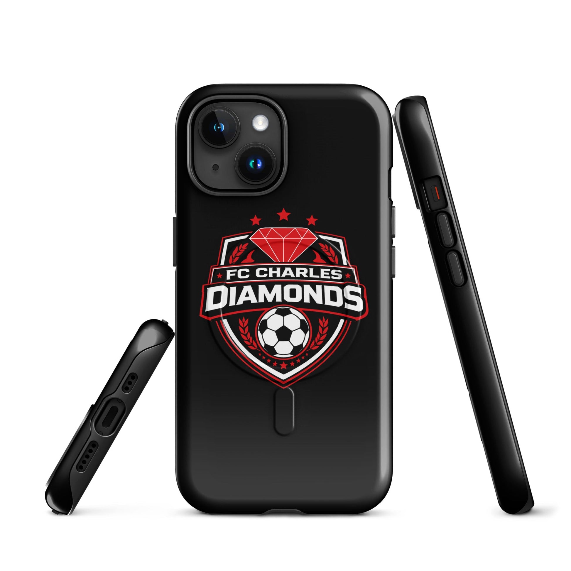 Magsafe Tough Case for iPhone | FC Charles: Diamonds | Shield Logo