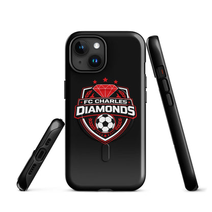 Magsafe Tough Case for iPhone | FC Charles: Diamonds | Shield Logo