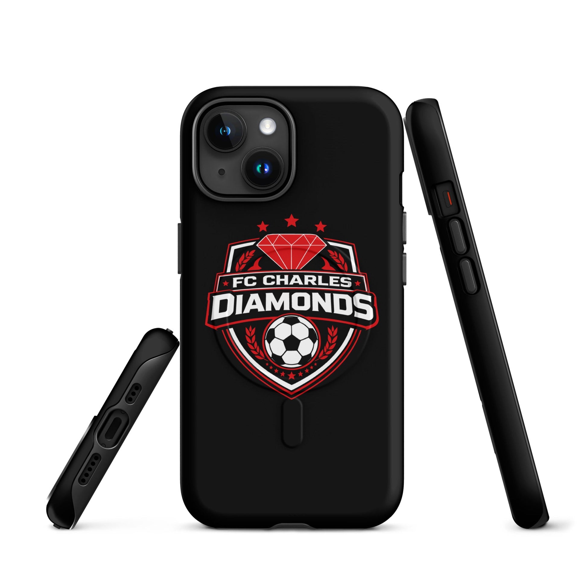 Magsafe Tough Case for iPhone | FC Charles: Diamonds | Shield Logo