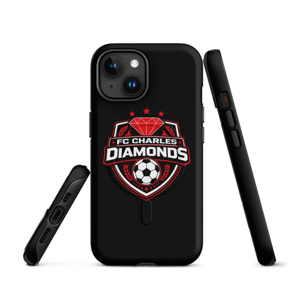 Magsafe Tough Case for iPhone | FC Charles: Diamonds | Shield Logo