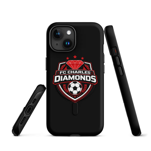 Magsafe Tough Case for iPhone | FC Charles: Diamonds | Shield Logo
