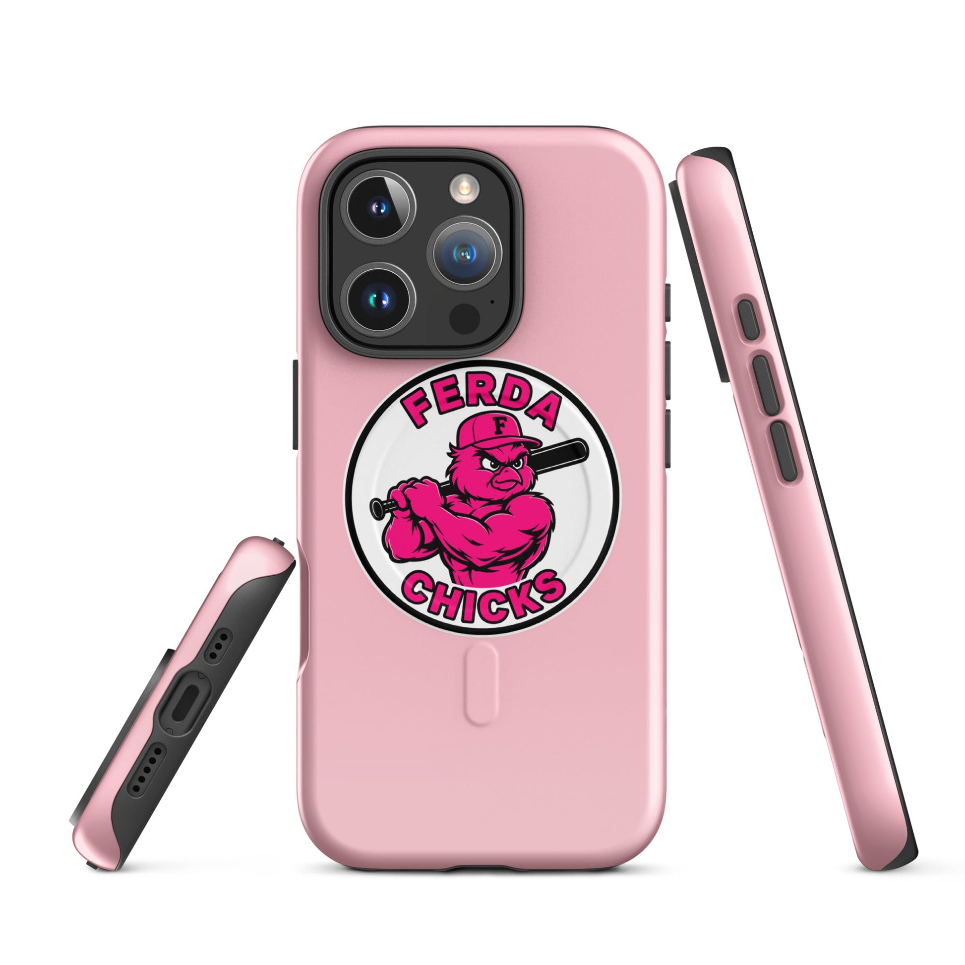 Magsafe Tough Case for iPhone | FerDa Chicks | Badge Logo