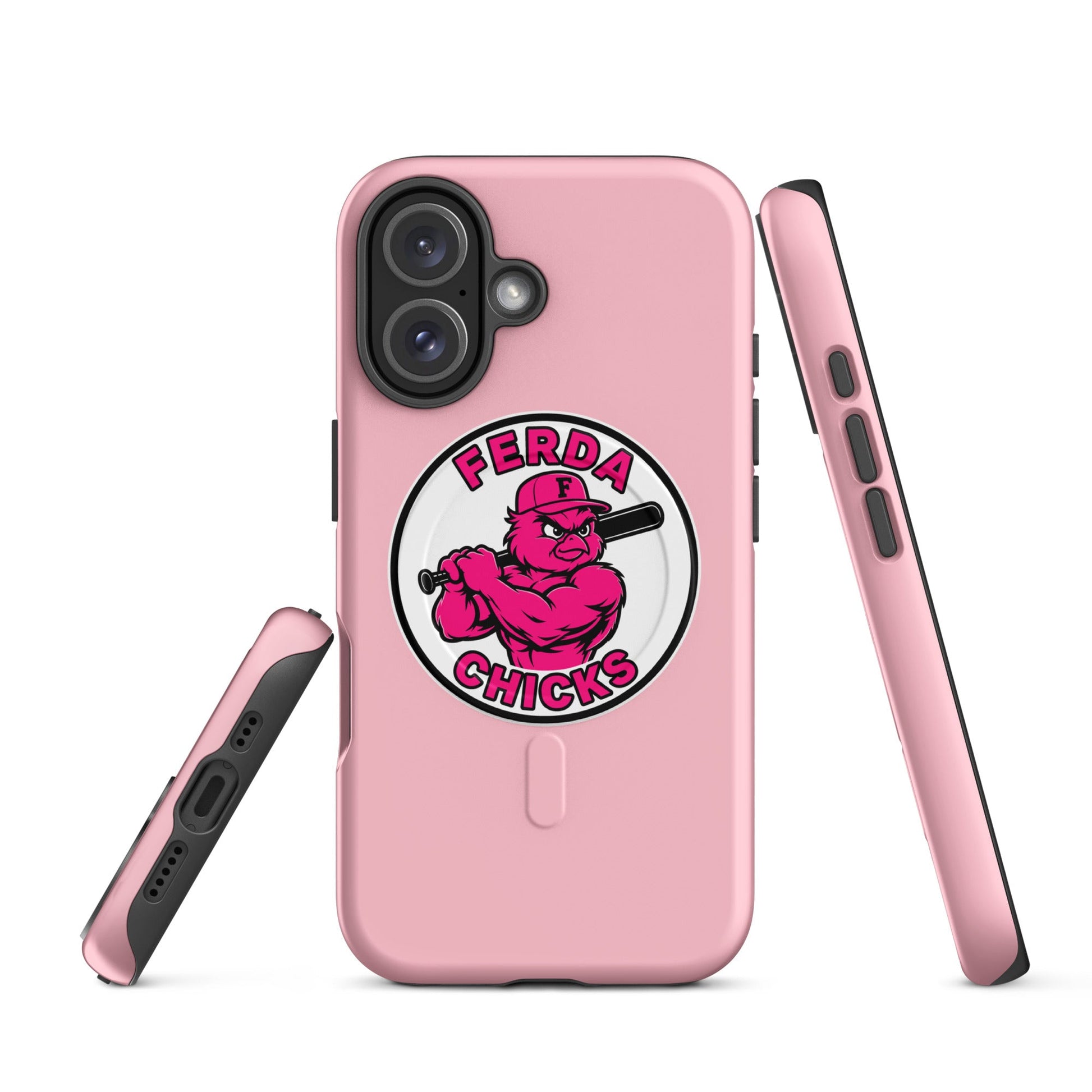 Magsafe Tough Case for iPhone | FerDa Chicks | Badge Logo