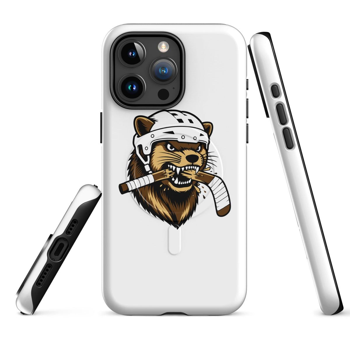 Magsafe Tough Case for iPhone | Fighting Mongooses Hockey Club | Mascot Logo