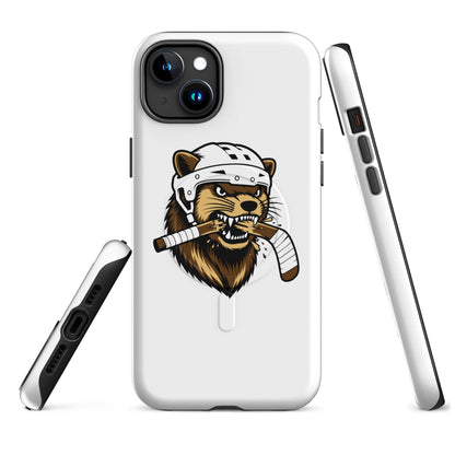 Magsafe Tough Case for iPhone | Fighting Mongooses Hockey Club | Mascot Logo