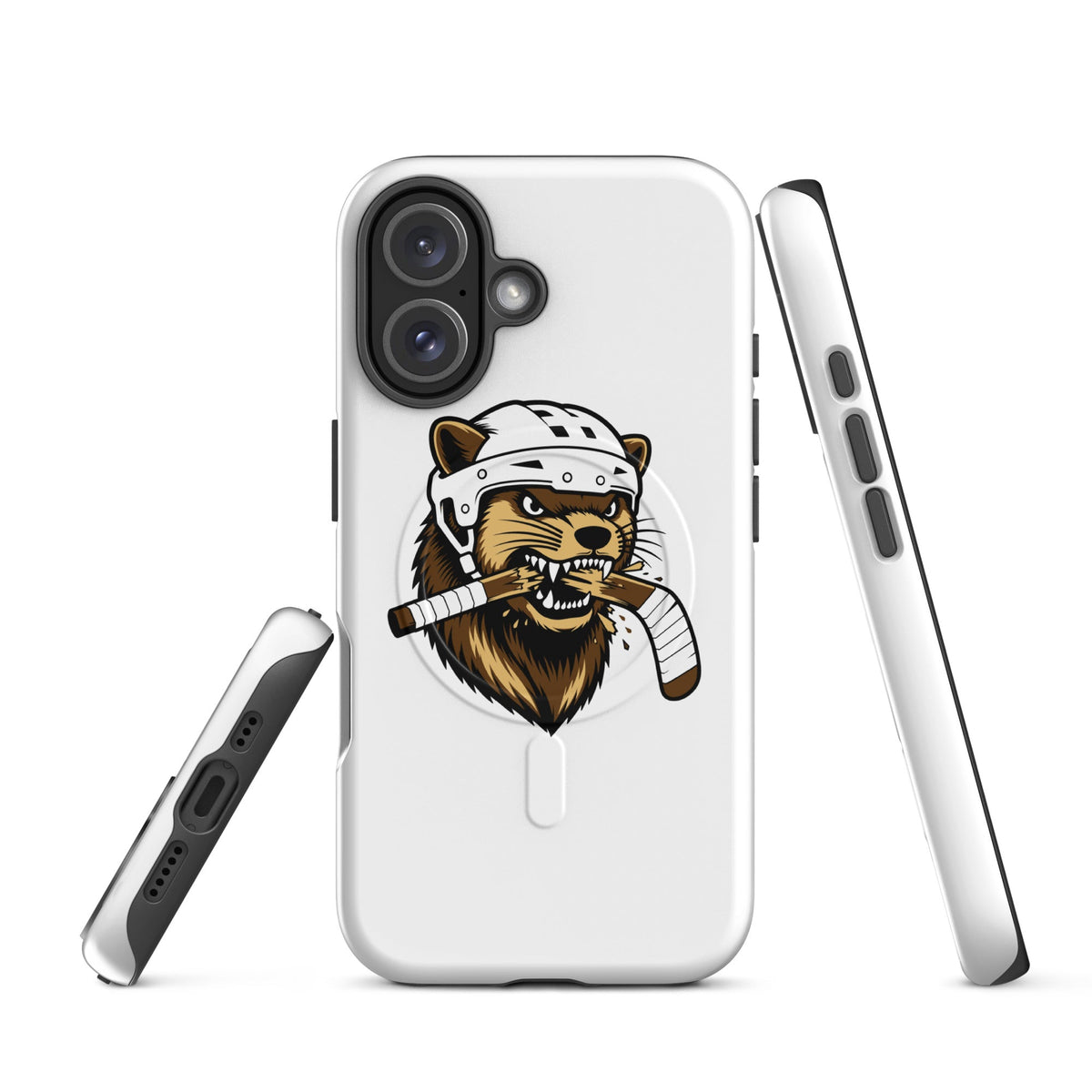 Magsafe Tough Case for iPhone | Fighting Mongooses Hockey Club | Mascot Logo