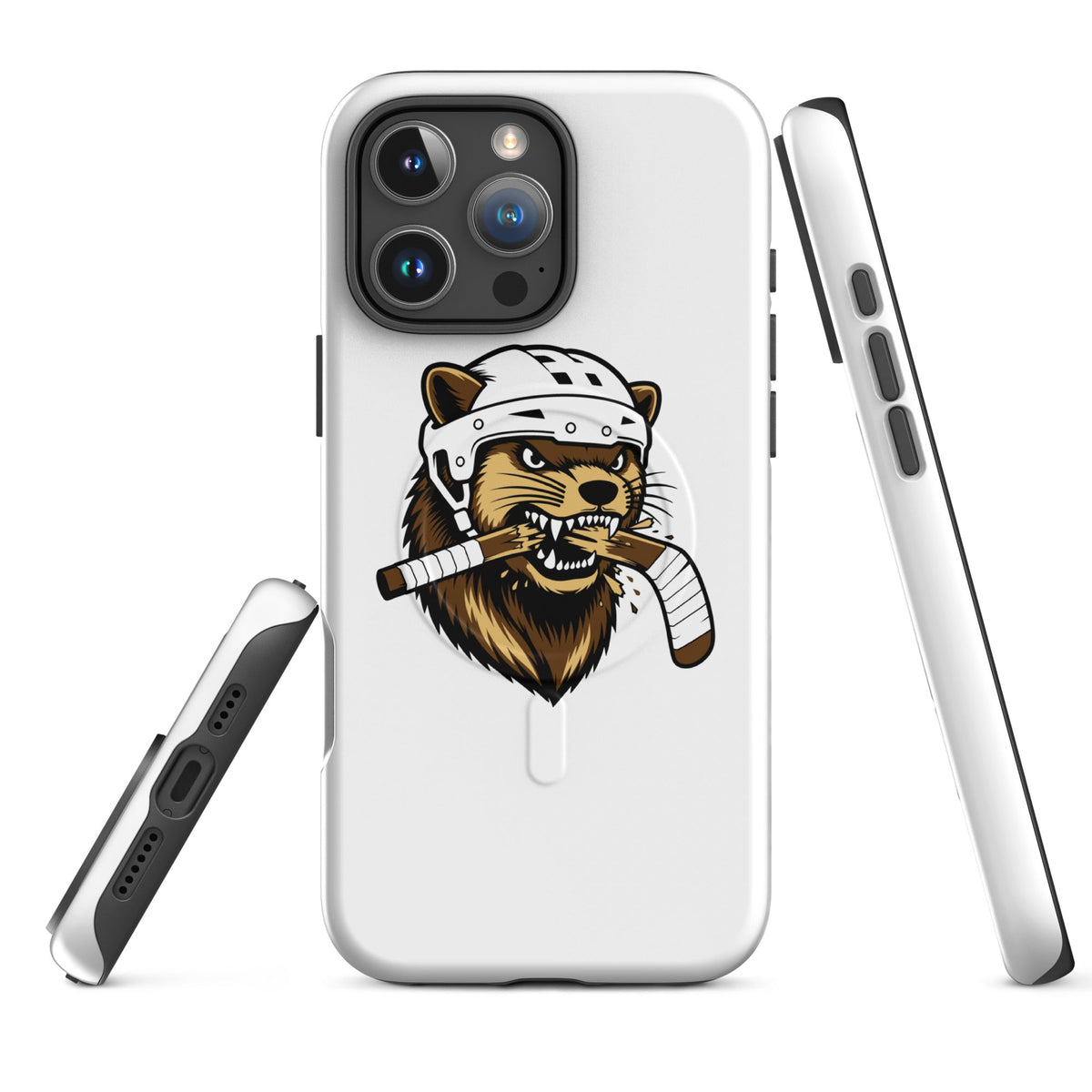 Magsafe Tough Case for iPhone | Fighting Mongooses Hockey Club | Mascot Logo